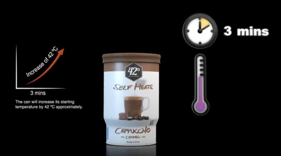 The 42 Degrees Company launches self-heating coffee cans 